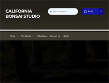 Tablet Screenshot of californiabonsai.com